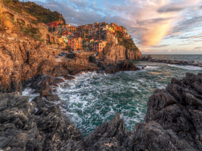 Sunset in Manarola