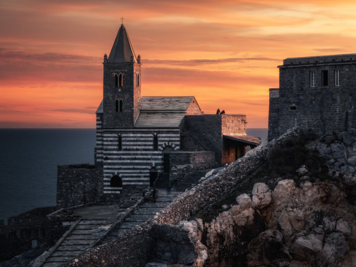 Sunset light on the Church